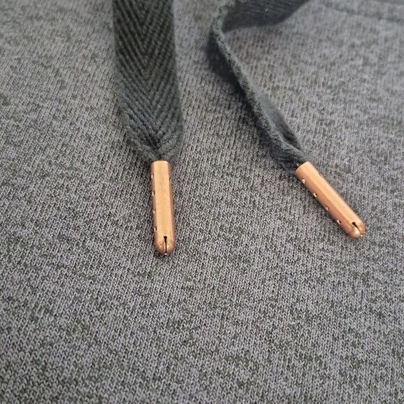 Dark Gray Hoodie with Black Drawstrings - Picture 14 of 16